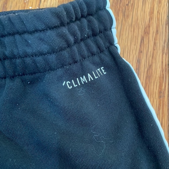 Adidas Climalite Terry Cloth Cropped Jogger Black size L - Picture 8 of 8